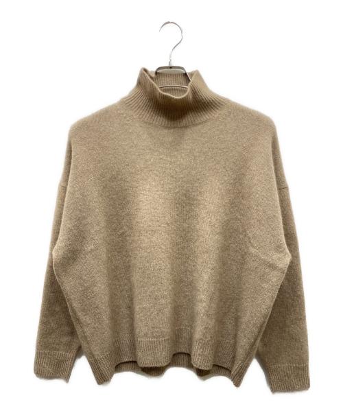 AURALEE（オーラリー）AURALEE (オーラリー) ハイネックカシミヤニット ベージュ サイズ:SIZE 1の古着・服飾アイテム