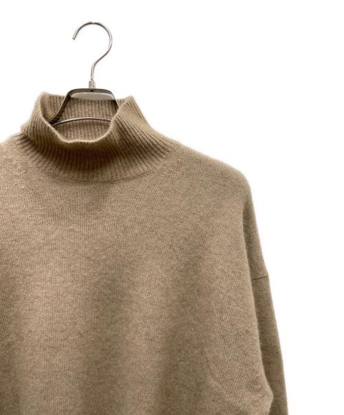 AURALEE（オーラリー）AURALEE (オーラリー) ハイネックカシミヤニット ベージュ サイズ:SIZE 1の古着・服飾アイテム