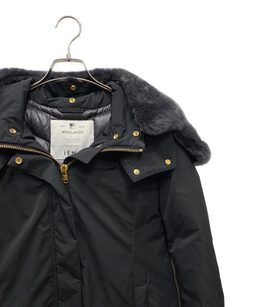 WOOLRICH（ウールリッチ）WOOLRICH (ウールリッチ) IENA (イエナ) 別注 BOW BRIDGEダウンコート ブラック サイズ:Sの古着・服飾アイテム