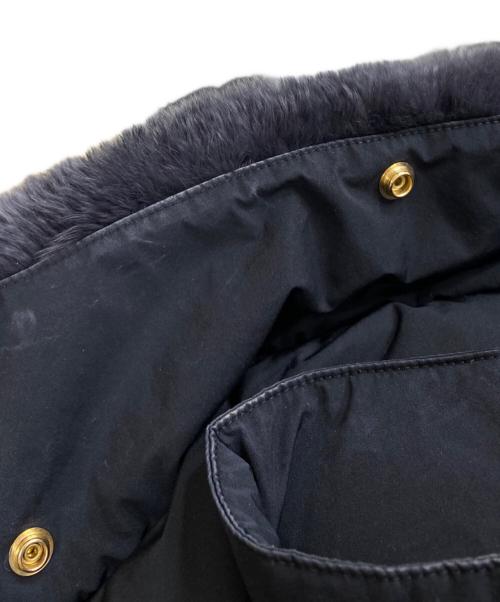 WOOLRICH（ウールリッチ）WOOLRICH (ウールリッチ) IENA (イエナ) 別注 BOW BRIDGEダウンコート ブラック サイズ:Sの古着・服飾アイテム