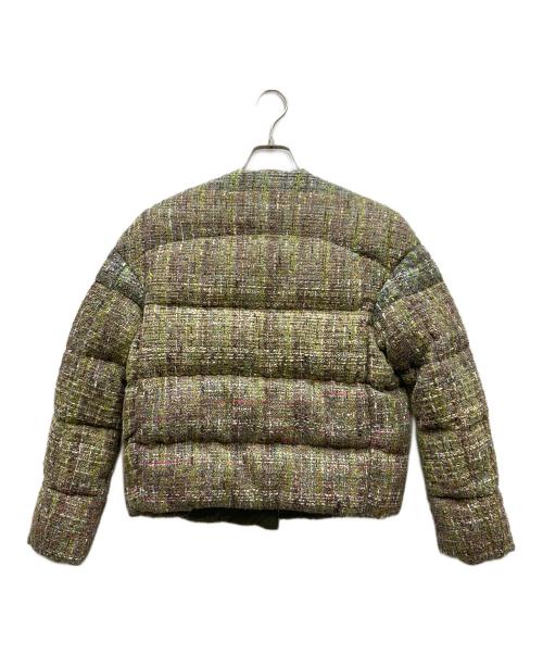ASPESI（アスペジ）ASPESI (アスペジ) ツイードダウンジャケット グリーン サイズ:SIZE XXSの古着・服飾アイテム