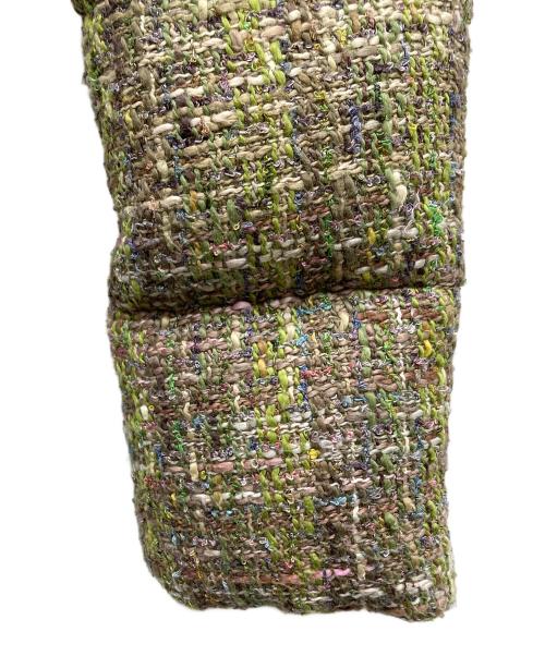 ASPESI（アスペジ）ASPESI (アスペジ) ツイードダウンジャケット グリーン サイズ:SIZE XXSの古着・服飾アイテム