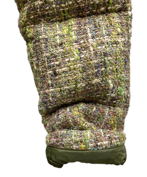 ASPESI（アスペジ）ASPESI (アスペジ) ツイードダウンジャケット グリーン サイズ:SIZE XXSの古着・服飾アイテム