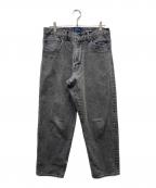 DESCENDANTディセンダント）の古着「1995 DENIM TROUSERS BAGGY デニムパンツ」｜ブラック