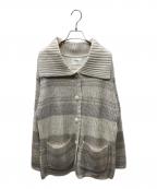 Ameriアメリ）の古着「GLITTER PRINT KNIT CARDIGAN カーディガン」｜ホワイト