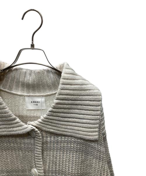 Ameri（アメリ）Ameri (アメリ) GLITTER PRINT KNIT CARDIGAN カーディガン ホワイト サイズ:FREEの古着・服飾アイテム