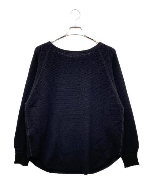 FRAMeWORK（フレームワーク）FRAMeWORK (フレームワーク) ウールワッフルヘンリーネック ブラック サイズ:表記無しの古着・服飾アイテム