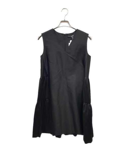 YOKO CHAN（ヨーコチャン）YOKO CHAN (ヨーコチャン) バックティアードドレス ノースリーブワンピース ブラック サイズ:SIZE 40の古着・服飾アイテム