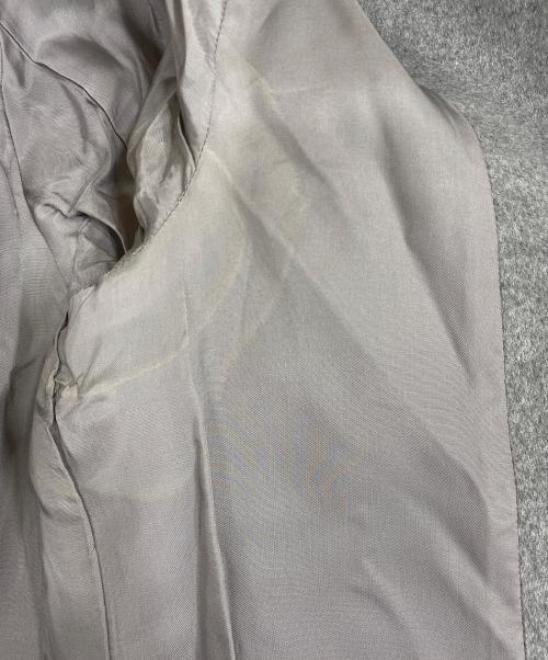 YOKO CHAN（ヨーコチャン）YOKO CHAN (ヨーコチャン) アンゴラブレンドウールフーデッドコート グレー サイズ:SIZE 40の古着・服飾アイテム