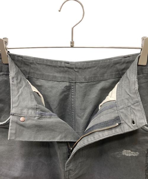 Liberaiders（リベレイダース）Liberaiders (リベレイダース) HANDWRITING PRINT CHINO SARROUEL PANTS サルエルパンツ チャコールグレー サイズ:Mの古着・服飾アイテム