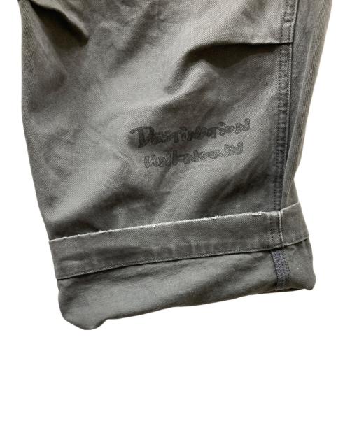 Liberaiders（リベレイダース）Liberaiders (リベレイダース) HANDWRITING PRINT CHINO SARROUEL PANTS サルエルパンツ チャコールグレー サイズ:Mの古着・服飾アイテム