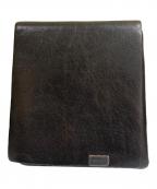 所作 shosaショサ）の古着「レザー3つ折り財布」｜ブラック