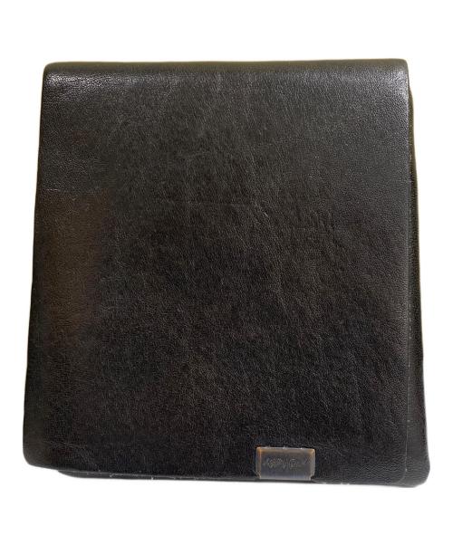 所作 shosa（ショサ）所作 shosa (ショサ) レザー3つ折り財布 ブラックの古着・服飾アイテム