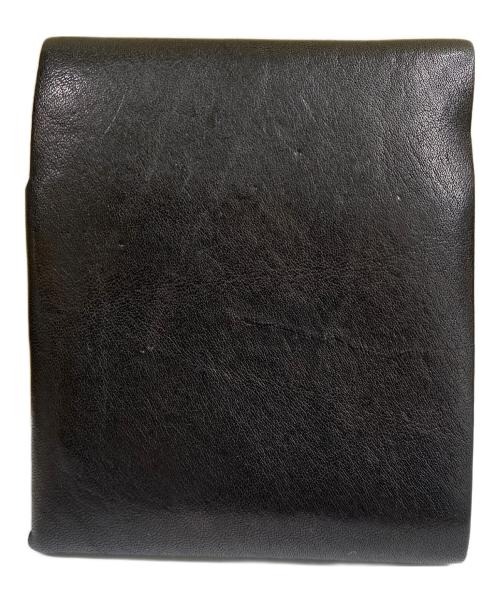 所作 shosa（ショサ）所作 shosa (ショサ) レザー3つ折り財布 ブラックの古着・服飾アイテム