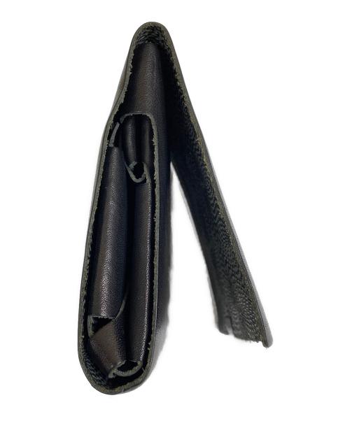 所作 shosa（ショサ）所作 shosa (ショサ) レザー3つ折り財布 ブラックの古着・服飾アイテム