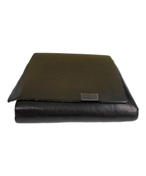 所作 shosa（ショサ）所作 shosa (ショサ) レザー3つ折り財布 ブラックの古着・服飾アイテム