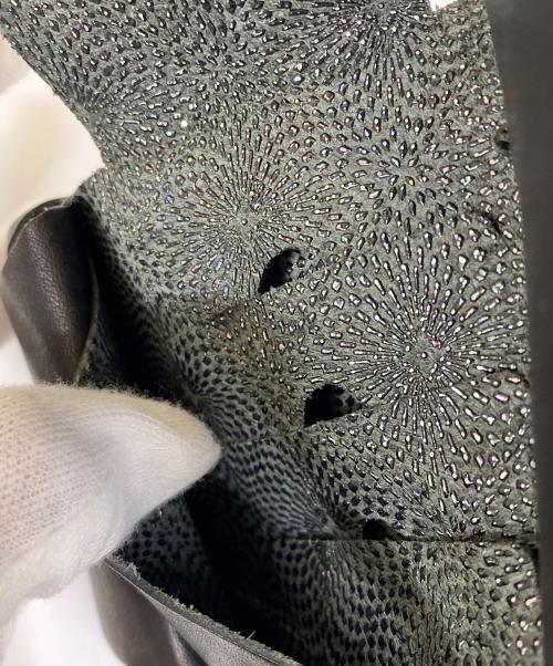 所作 shosa（ショサ）所作 shosa (ショサ) レザー3つ折り財布 ブラックの古着・服飾アイテム