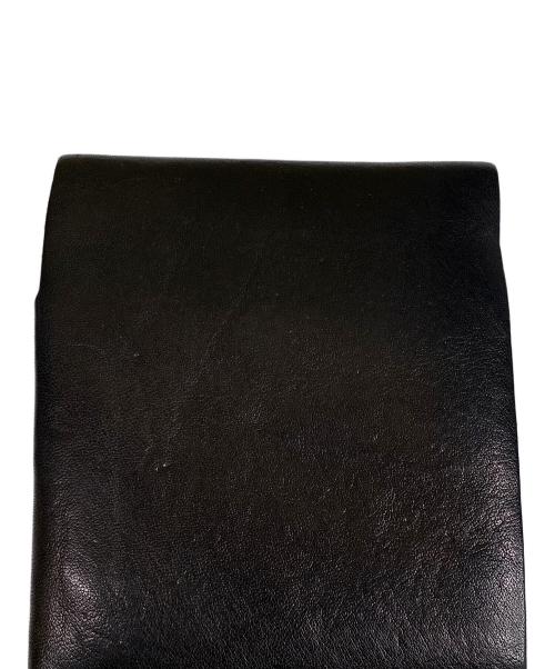 所作 shosa（ショサ）所作 shosa (ショサ) レザー3つ折り財布 ブラックの古着・服飾アイテム