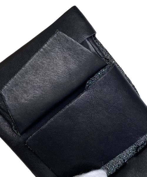 所作 shosa（ショサ）所作 shosa (ショサ) レザー3つ折り財布 ブラックの古着・服飾アイテム