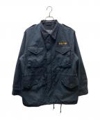 Hysteric Glamourヒステリックグラマー）の古着「SNAKE&SKULL刺繍 M1951フィールドジャケット」｜ブラック