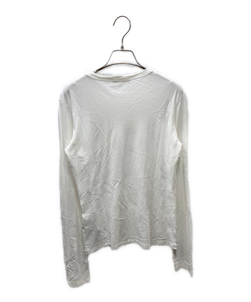 JIL SANDER+（ジルサンダープラス）JIL SANDER+ (ジルサンダープラス) ロングスリーブカットソー ホワイト サイズ:Mの古着・服飾アイテム