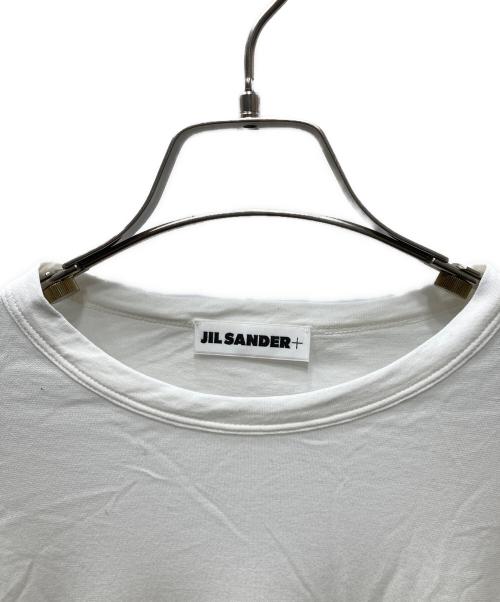 JIL SANDER+（ジルサンダープラス）JIL SANDER+ (ジルサンダープラス) ロングスリーブカットソー ホワイト サイズ:Mの古着・服飾アイテム