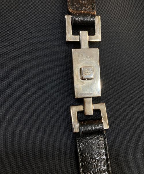 GUCCI（グッチ）GUCCI (グッチ) ジャッキー ハンドバッグ ブラックの古着・服飾アイテム