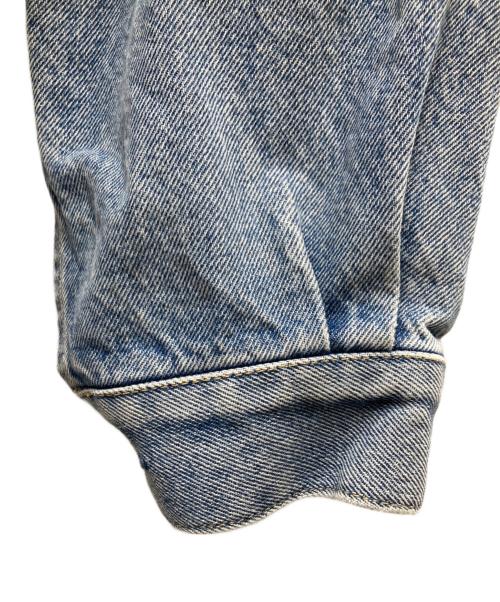 vault room（ボルトルーム）vault room (ボルトルーム) 兎田ぺこら (ウサダペコラ) PEKORA DENIM JACKET 刺繍デニムジャケット ブルー サイズ:Mの古着・服飾アイテム