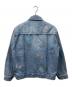 vault room (ボルトルーム) 兎田ぺこら (ウサダペコラ) PEKORA DENIM JACKET 刺繍デニムジャケット ブルー サイズ:M：21000円