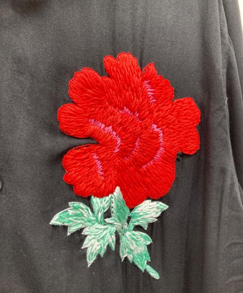 NOMA t.d.（ノーマティーディー）NOMA t.d. (ノーマティーディー) WILDSIDE YOHJI YAMAMOTO (ワイルドサイド ヨウジ ヤマモト) HAND EMBROIDERY Shirt 刺繍シャツ ブラック サイズ:5の古着・服飾アイテム