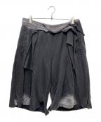 DIESELディーゼル）の古着「P-TAPOS ショートパンツ」｜ブラック