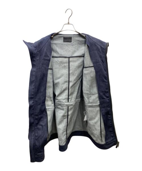 DIESEL Black Gold（ディーゼル ブラック ゴールド）DIESEL Black Gold (ディーゼル ブラック ゴールド) フーデットデニムジャケット インディゴ サイズ:52の古着・服飾アイテム