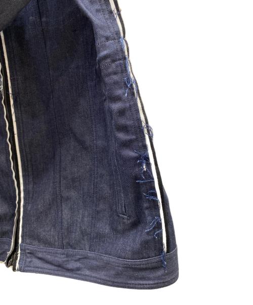 DIESEL Black Gold（ディーゼル ブラック ゴールド）DIESEL Black Gold (ディーゼル ブラック ゴールド) フーデットデニムジャケット インディゴ サイズ:52の古着・服飾アイテム