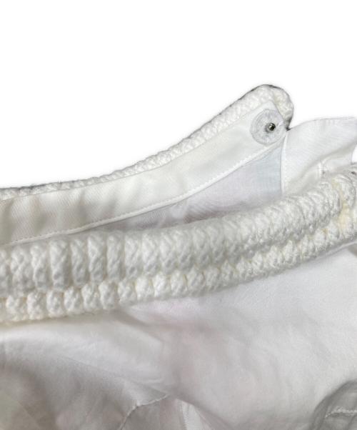 TAKESHI KOSAKA by Y's Pink Label（タケシコウサカ バイ ワイズピンクレーベル）TAKESHI KOSAKA by Y's Pink Label (タケシコウサカ バイ ワイズピンクレーベル) ノーカラーシャツ ホワイト サイズ:2の古着・服飾アイテム