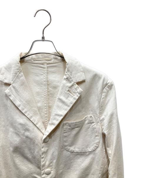 EVISU（エヴィス）EVISU (エヴィス) コットン テーラードジャケット アイボリー サイズ:SIZE 38の古着・服飾アイテム
