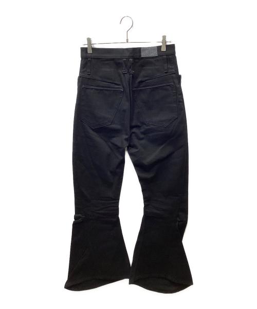 KOZABURO（コウザブロウ）KOZABURO (コウザブロウ) フレアデニムパンツ ブラック サイズ:02の古着・服飾アイテム