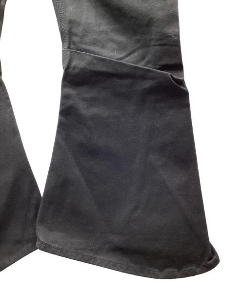 KOZABURO（コウザブロウ）KOZABURO (コウザブロウ) フレアデニムパンツ ブラック サイズ:02の古着・服飾アイテム