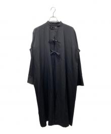 Omar Afridi（オマールアフリディ）の古着「シャツワンピース」｜ブラック