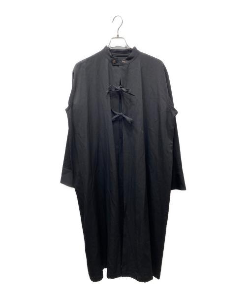 Omar Afridi（オマールアフリディ）Omar Afridi (オマールアフリディ) シャツワンピース ブラック サイズ:FREEの古着・服飾アイテム