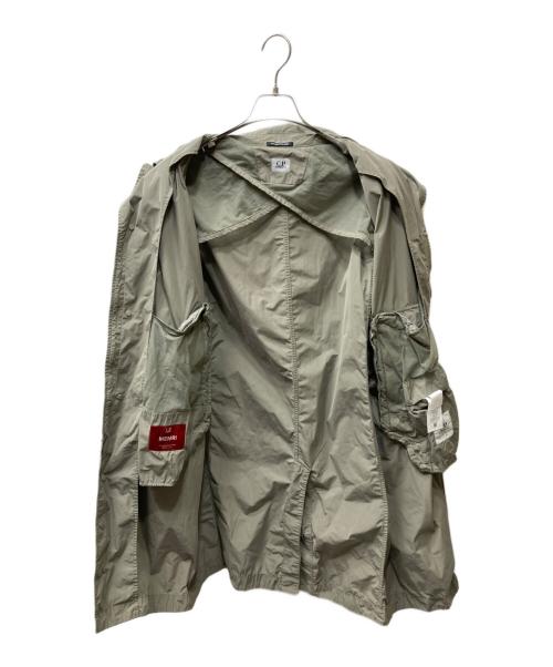 C.P COMPANY（シーピーカンパニー）C.P COMPANY (シーピーカンパニー) Metropolis memri Long Jacket ロングジャケット オリーブ サイズ:50の古着・服飾アイテム