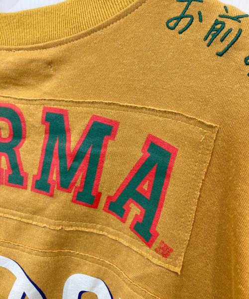 Leh（レー）Leh (レー) GAME L/S T SH ゲームシャツ イエロー サイズ:Lの古着・服飾アイテム