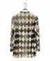 MASU (エムエーエスユー) 20SS ARGYLE SHIRTS アイボリー×ブラック サイズ:SIZE 48：11000円