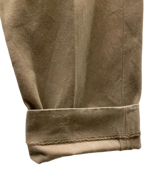 DRIES VAN NOTEN（ドリスヴァンノッテン）DRIES VAN NOTEN (ドリスヴァンノッテン) ミリタリータック トラウザー オリーブ サイズ:44の古着・服飾アイテム