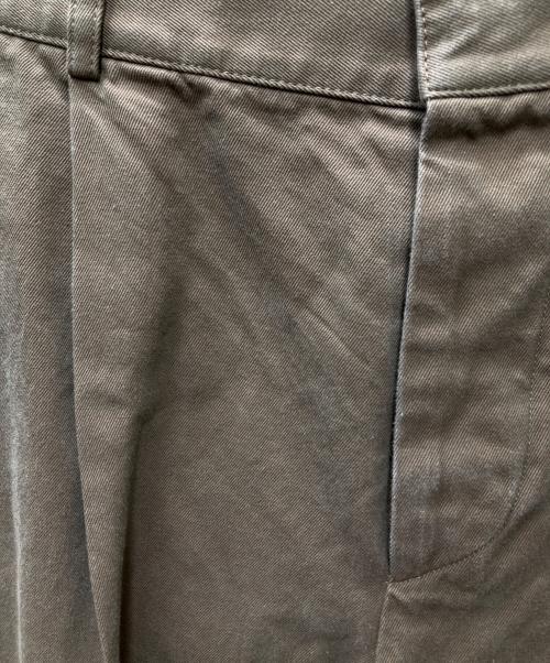 DRIES VAN NOTEN（ドリスヴァンノッテン）DRIES VAN NOTEN (ドリスヴァンノッテン) ミリタリータック トラウザー オリーブ サイズ:44の古着・服飾アイテム