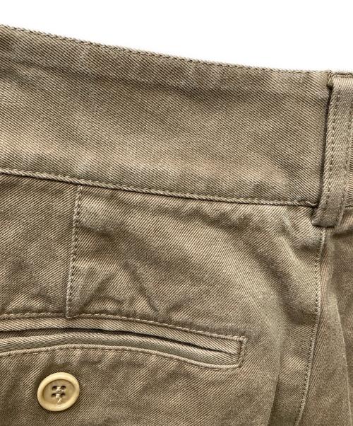 DRIES VAN NOTEN（ドリスヴァンノッテン）DRIES VAN NOTEN (ドリスヴァンノッテン) ミリタリータック トラウザー オリーブ サイズ:44の古着・服飾アイテム