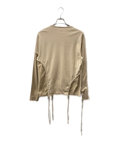 masu（エムエーエスユー）MASU (エムエーエスユー) WAVING BRAID LONG SLEEVE T-SHIRTS カットソー サイズ:SIZE 46の古着・服飾アイテム