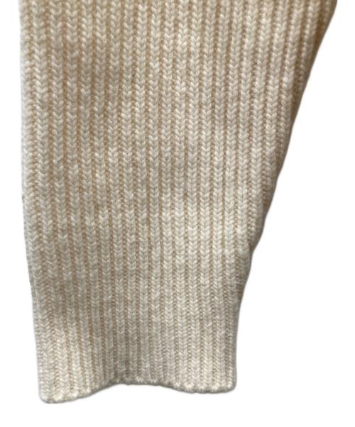 C.P COMPANY（シーピーカンパニー）C.P COMPANY (シーピーカンパニー) HIGH NECK KNIT SHIRT ハイネック ニット アイボリー サイズ:50の古着・服飾アイテム