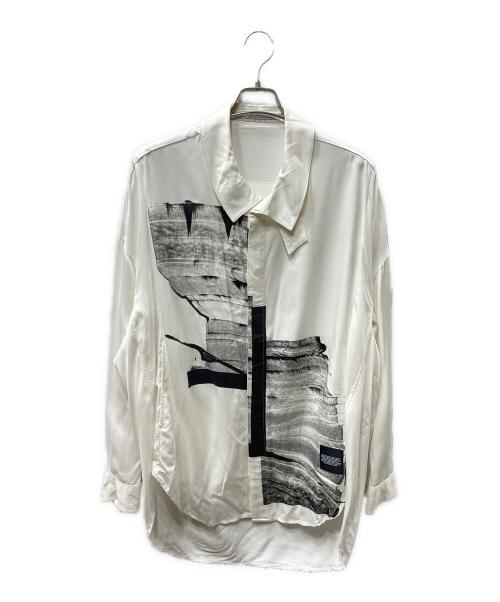 JULIUS（ユリウス）JULIUS (ユリウス) STAND COLLAR SHIRT レーヨンギャバスタンドカラープリントシャツ サイズ:SIZE 2の古着・服飾アイテム