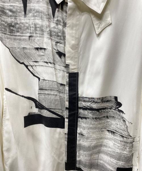 JULIUS（ユリウス）JULIUS (ユリウス) STAND COLLAR SHIRT レーヨンギャバスタンドカラープリントシャツ サイズ:SIZE 2の古着・服飾アイテム