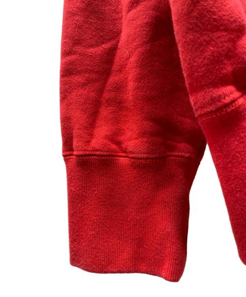 kolor/BEACON（カラービーコン）kolor/BEACON (カラービーコン) ハーフジップスウェット レッド×ベージュ サイズ:3の古着・服飾アイテム